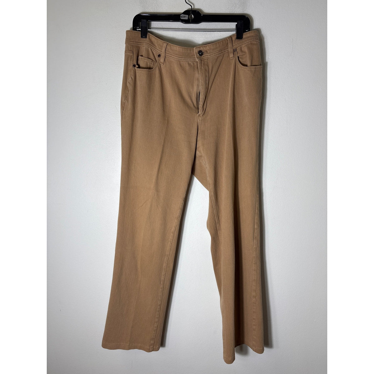Coldwater Creek Classic Fit Camel Brown Jeans Sz 16