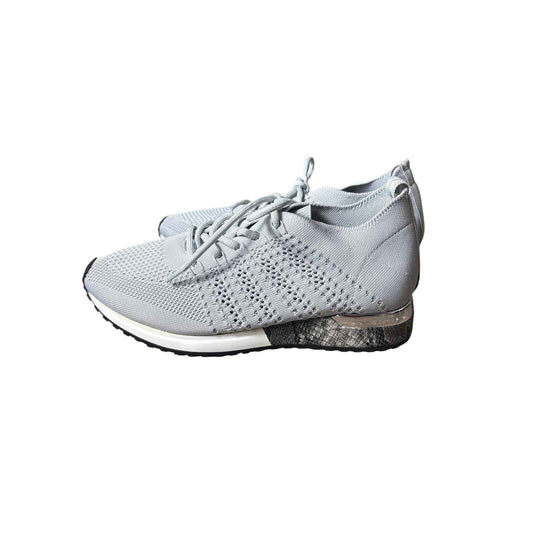 J/Slides Urban Sport Gray/Silver Fashion Sneakers Sz 8
