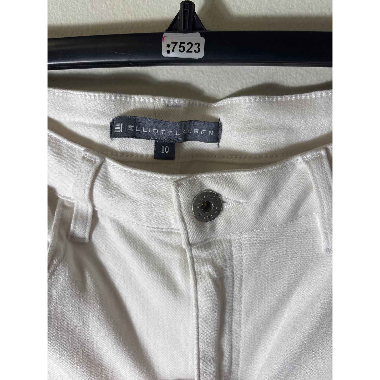 Elliott Lauren White Denim Sz 10
