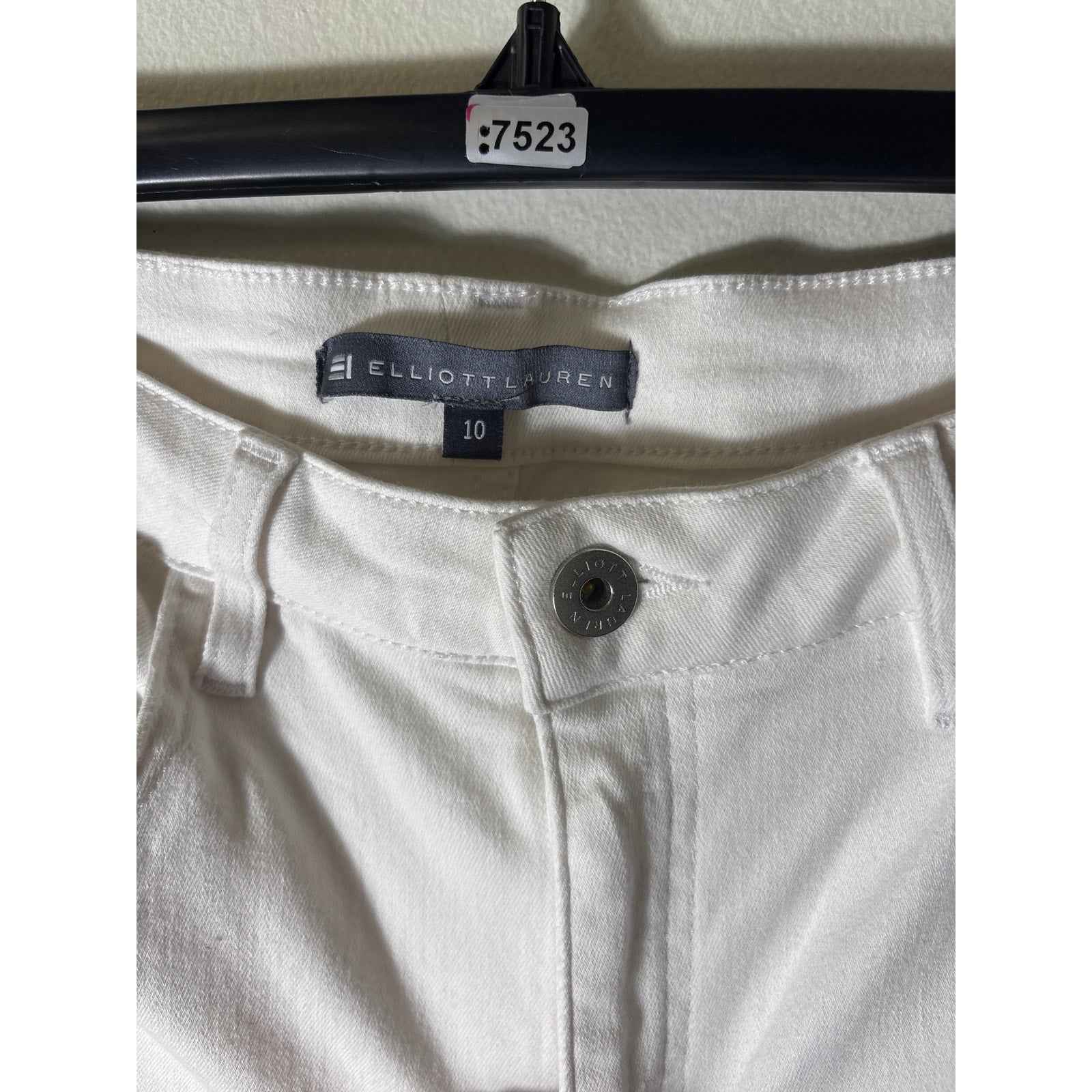 Elliott Lauren White Denim Sz 10