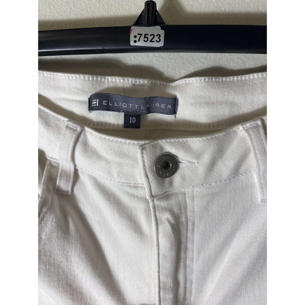 Elliott Lauren White Denim Sz 10