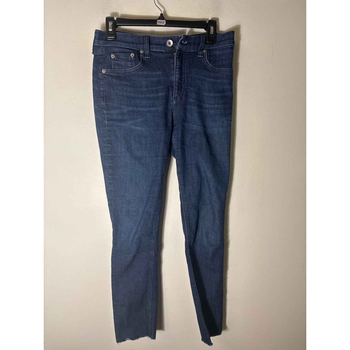 Rag & Bone Dark Wash Skinny Ankle Blue Jean Sz 31