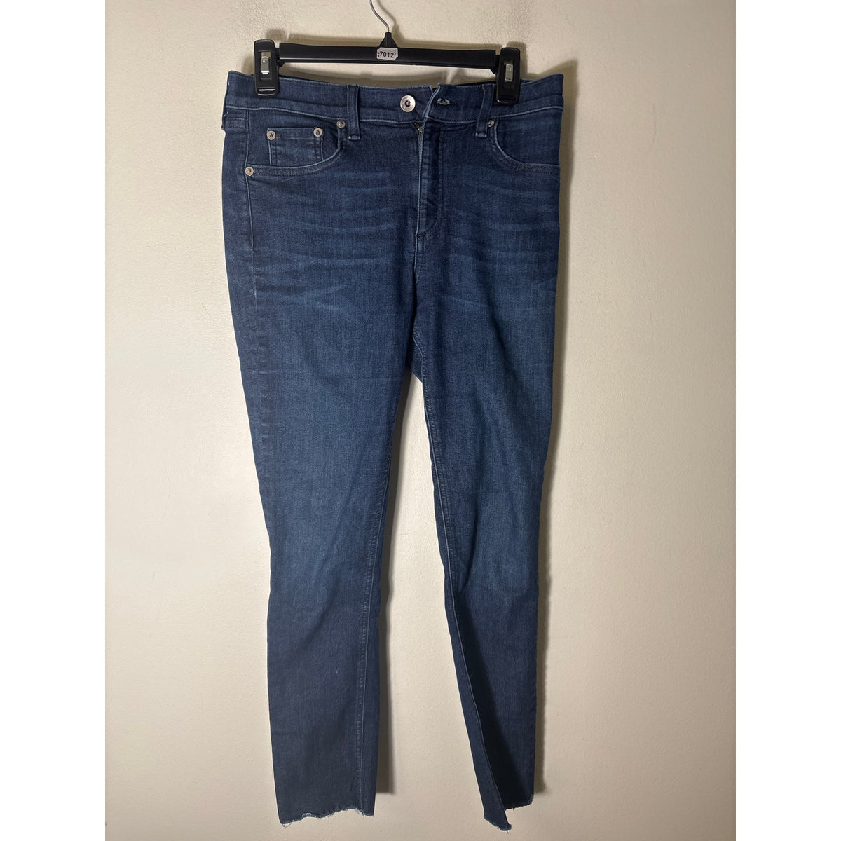Rag & Bone Dark Wash Skinny Ankle Blue Jean Sz 31