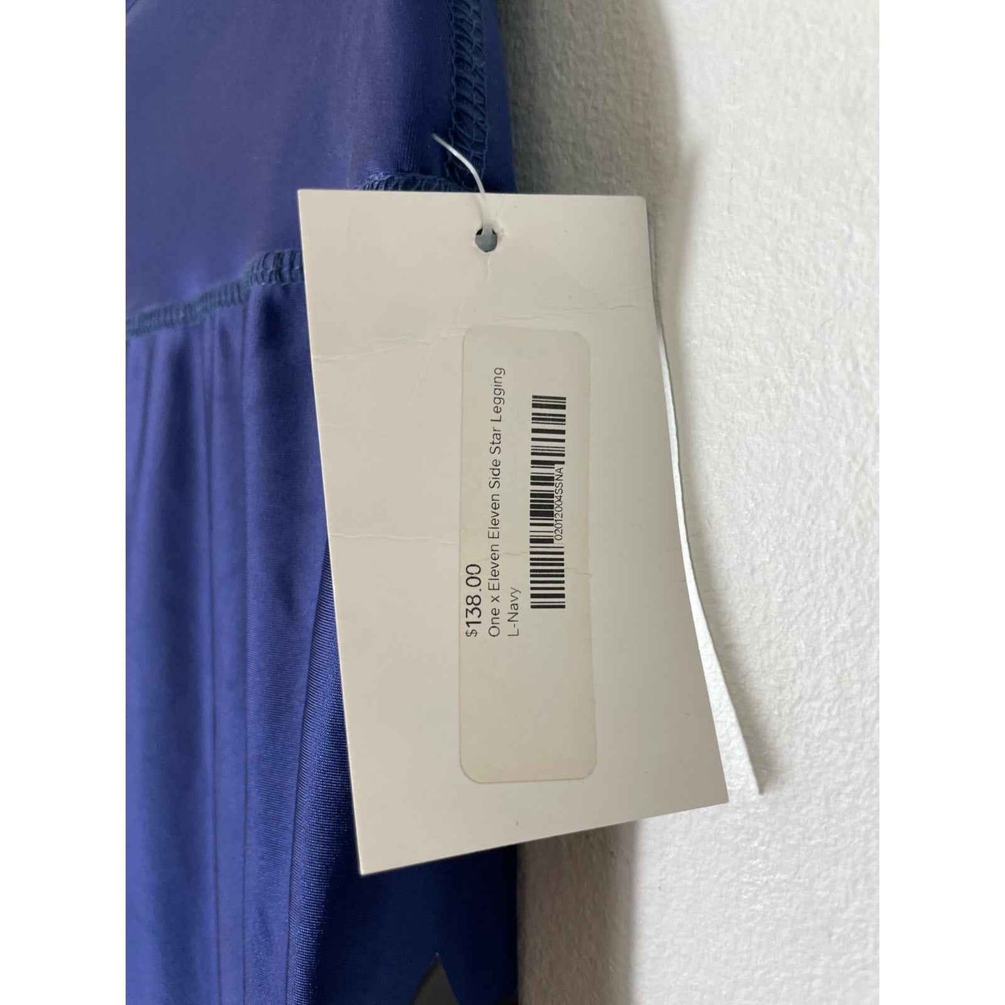 NWT Women's Eleven Eleven Navy Blue Leggings Sz L