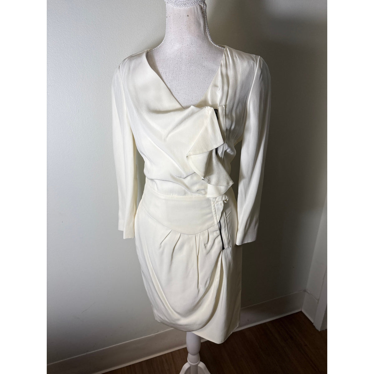 Reiss Cream Nanette Dress Sz 2