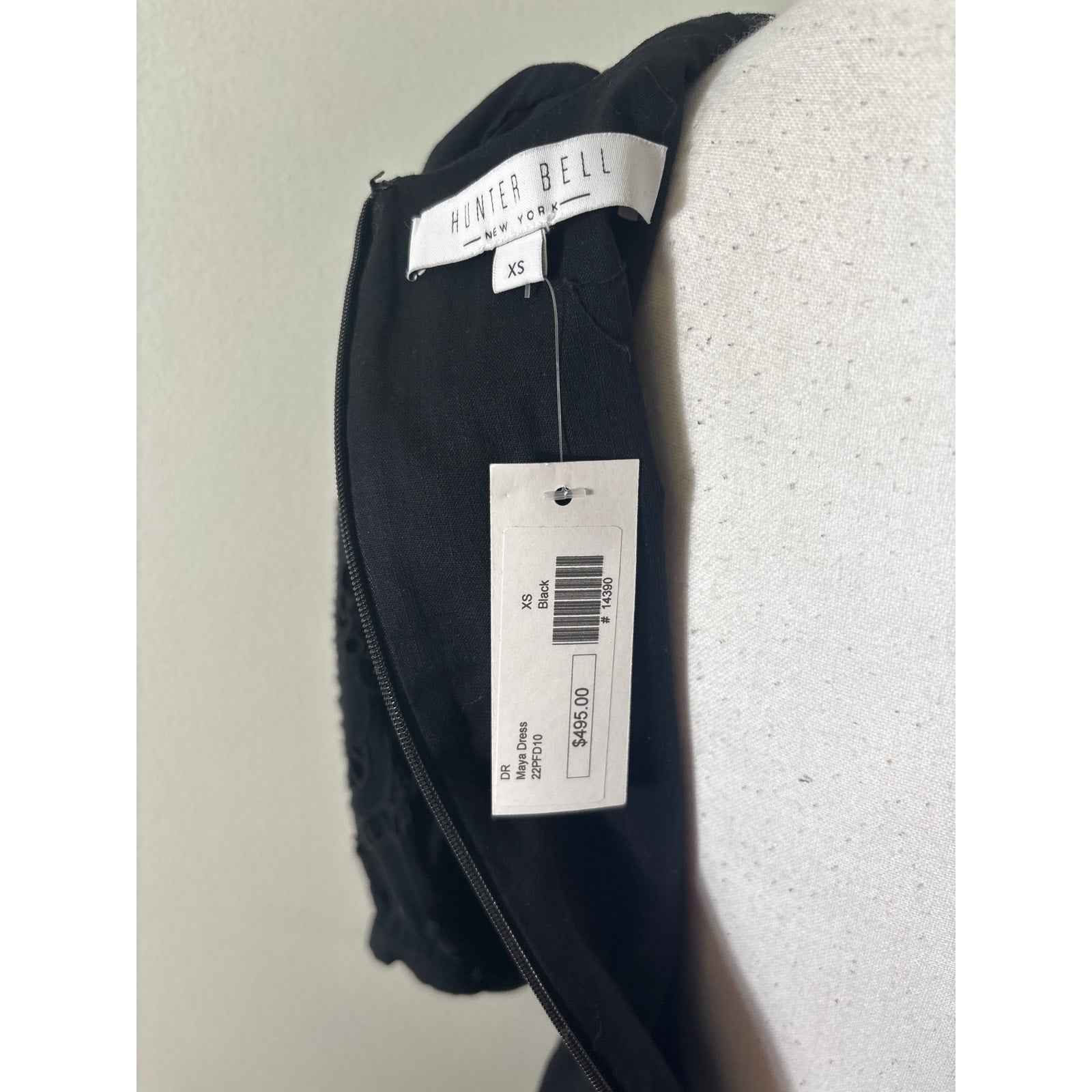 NWT Hunter Bell Black Maya Dress Sz XS