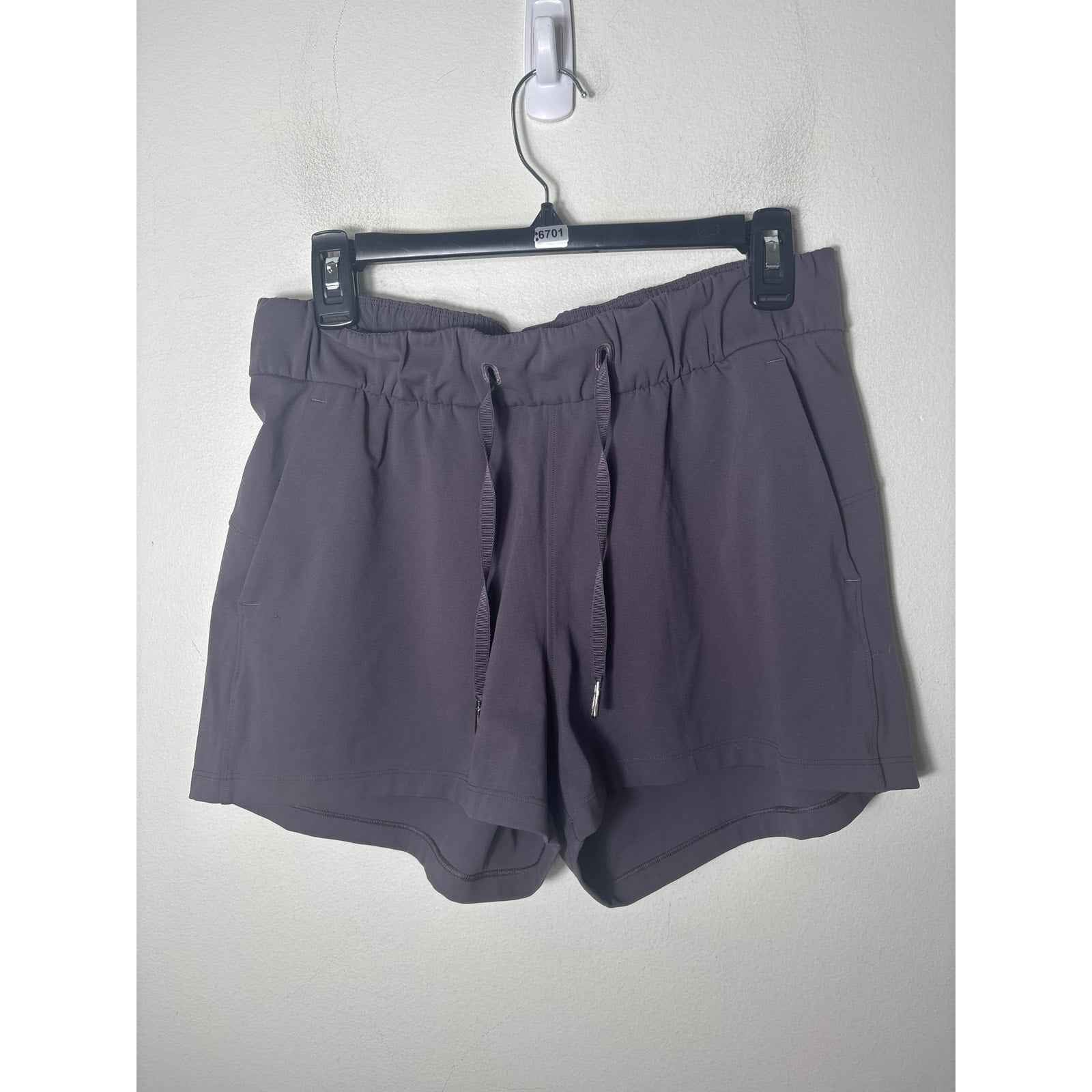 Lululemon Eggplant Athletic Drawstring Shorts Sz 8