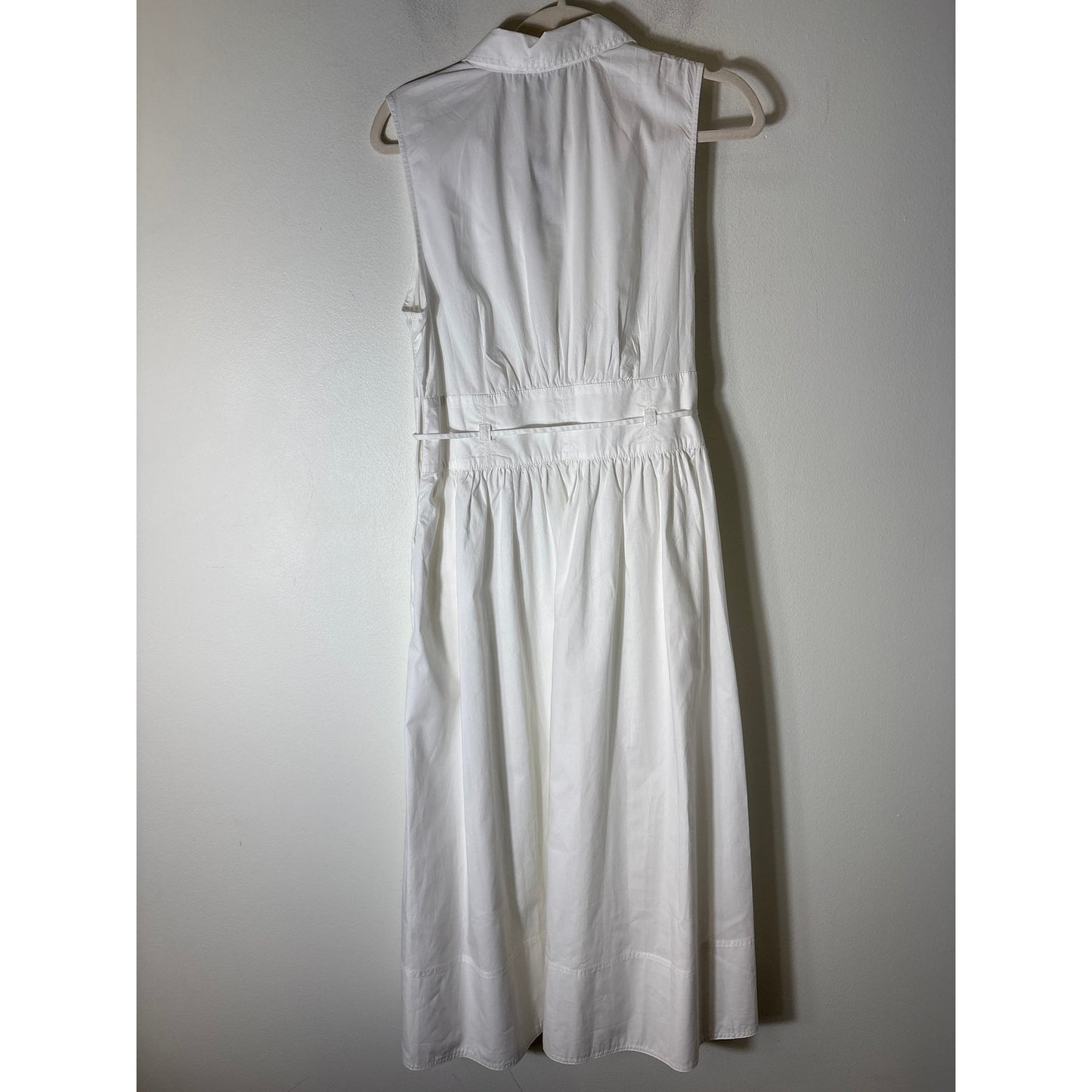 NWT J.Crew White Sleeveless Cotton Maxi Dress Sz 6