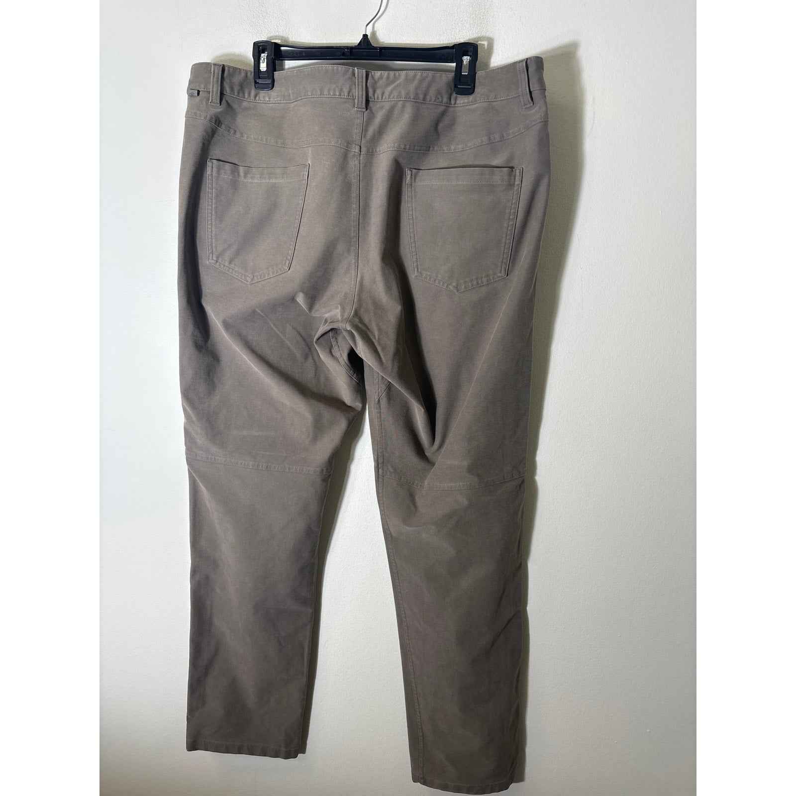 Men's Lululemon Gray Mid Weight Cotton Blend Chinos Sz 40x32