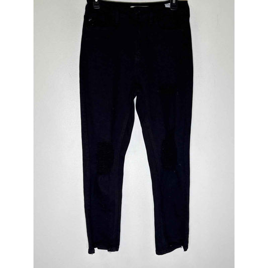Kancan Black  Jean Style Distressed Pants Sz 27