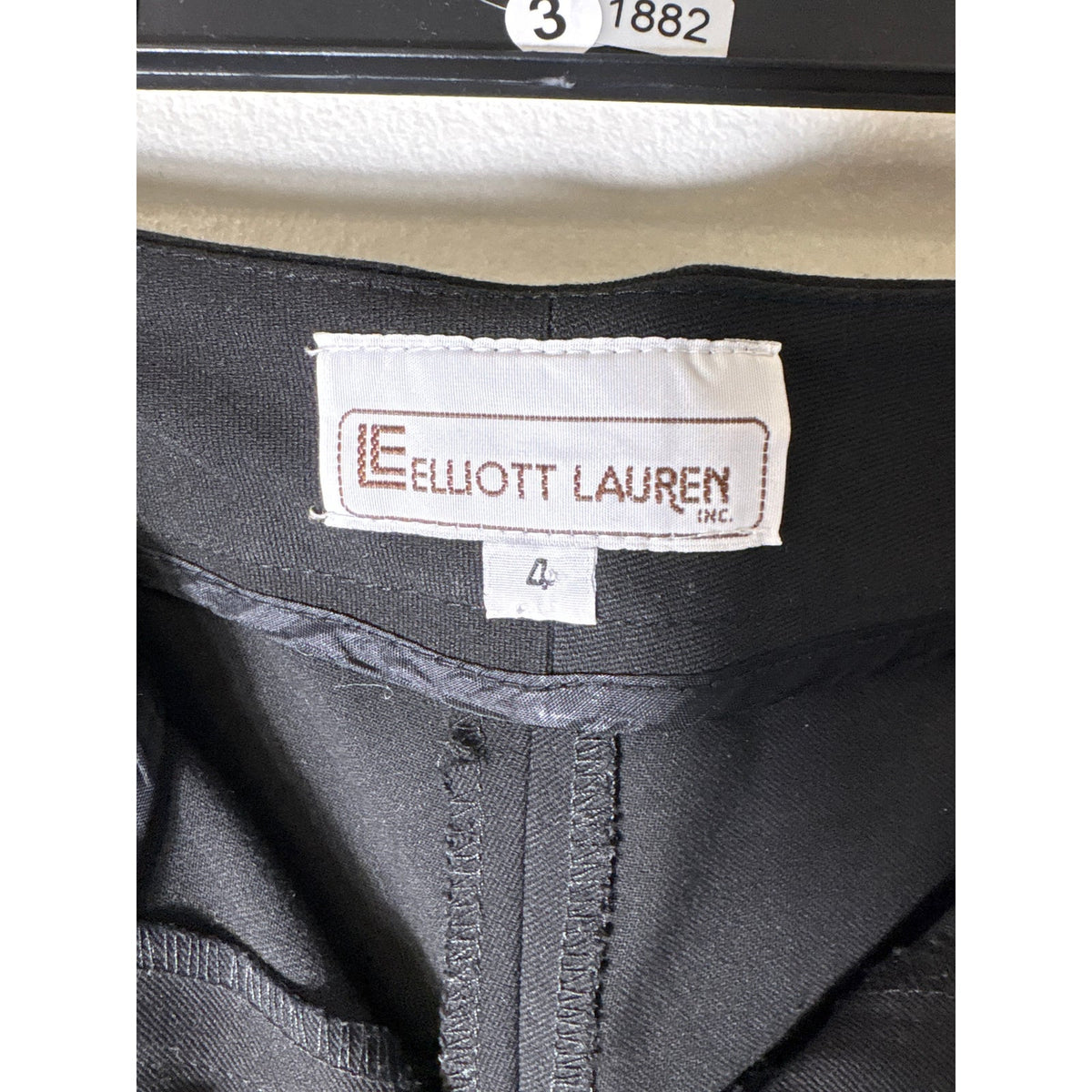 Elliot Lauren Black Slim Straight Leg Ankle Pant Sz 4
