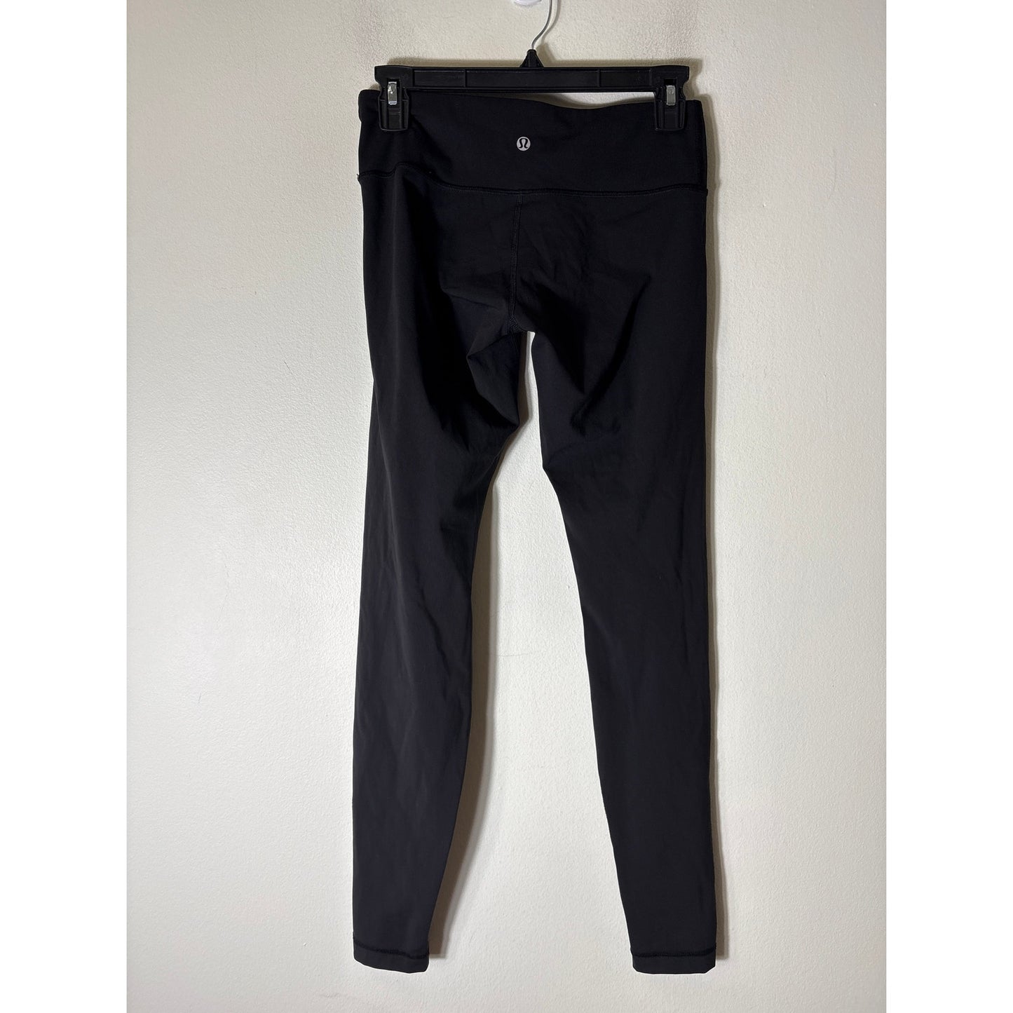 Lululemon True Black Pull On Athetic Leggings Sz 6