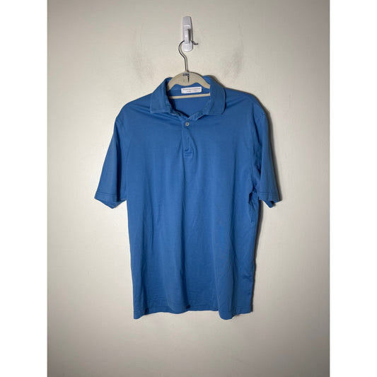 Men's Filippo De Laurentiis Sky Blue Soft Tee Polo Sz 52 (large)