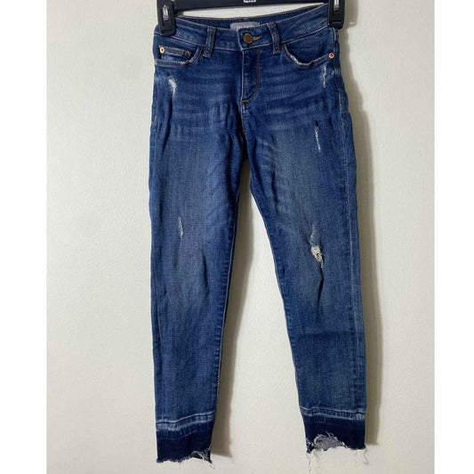 Girls DL1961 Distressed Skinny Jeans Sz 7