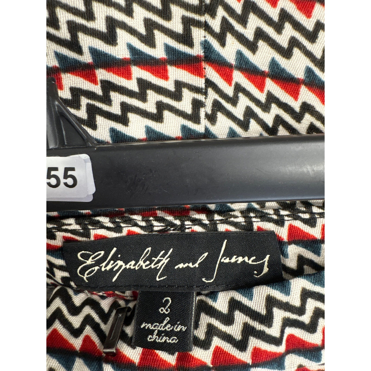 Elizabeth and James Black and Red Short Shorts Sz 2