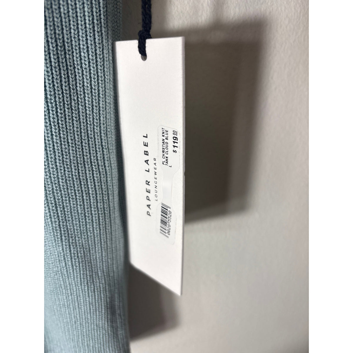 NWT Paper Label Sage Green Sleeveless Knit Sweater Sz L