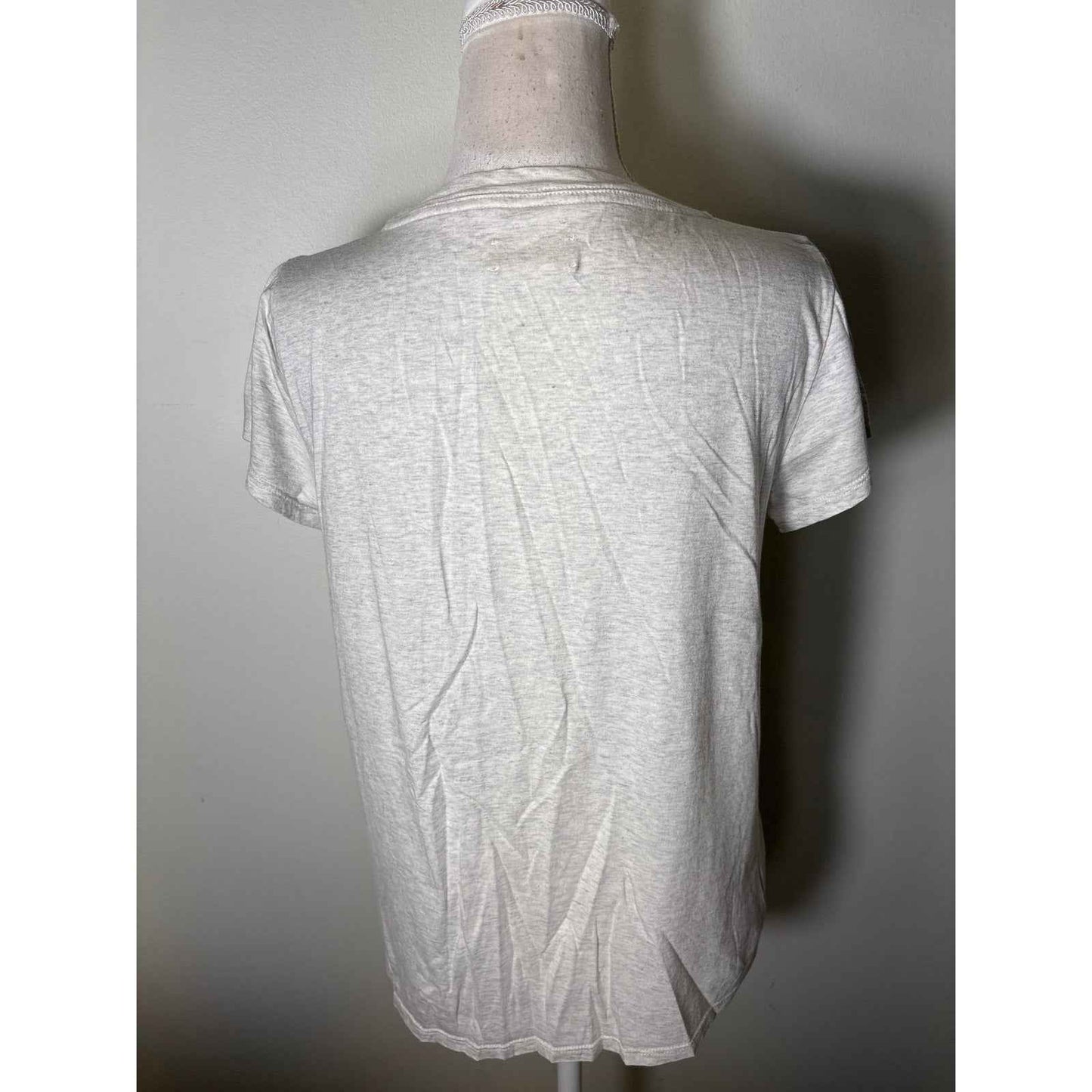 Zadig & Voltaire Gray Beaded Skull Sleevless Tee Sz M