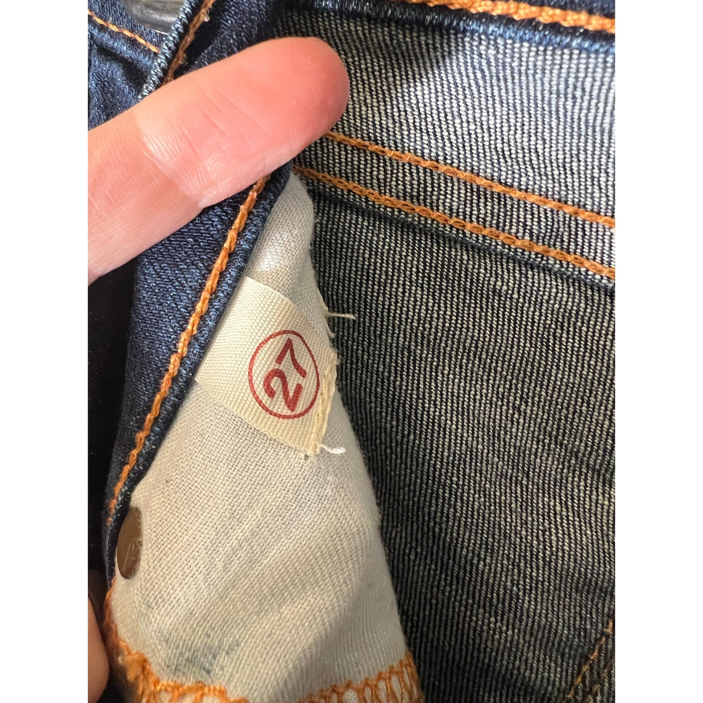 J. Brand Blue Petite Pencil Leg Blue Jeans Sz 27