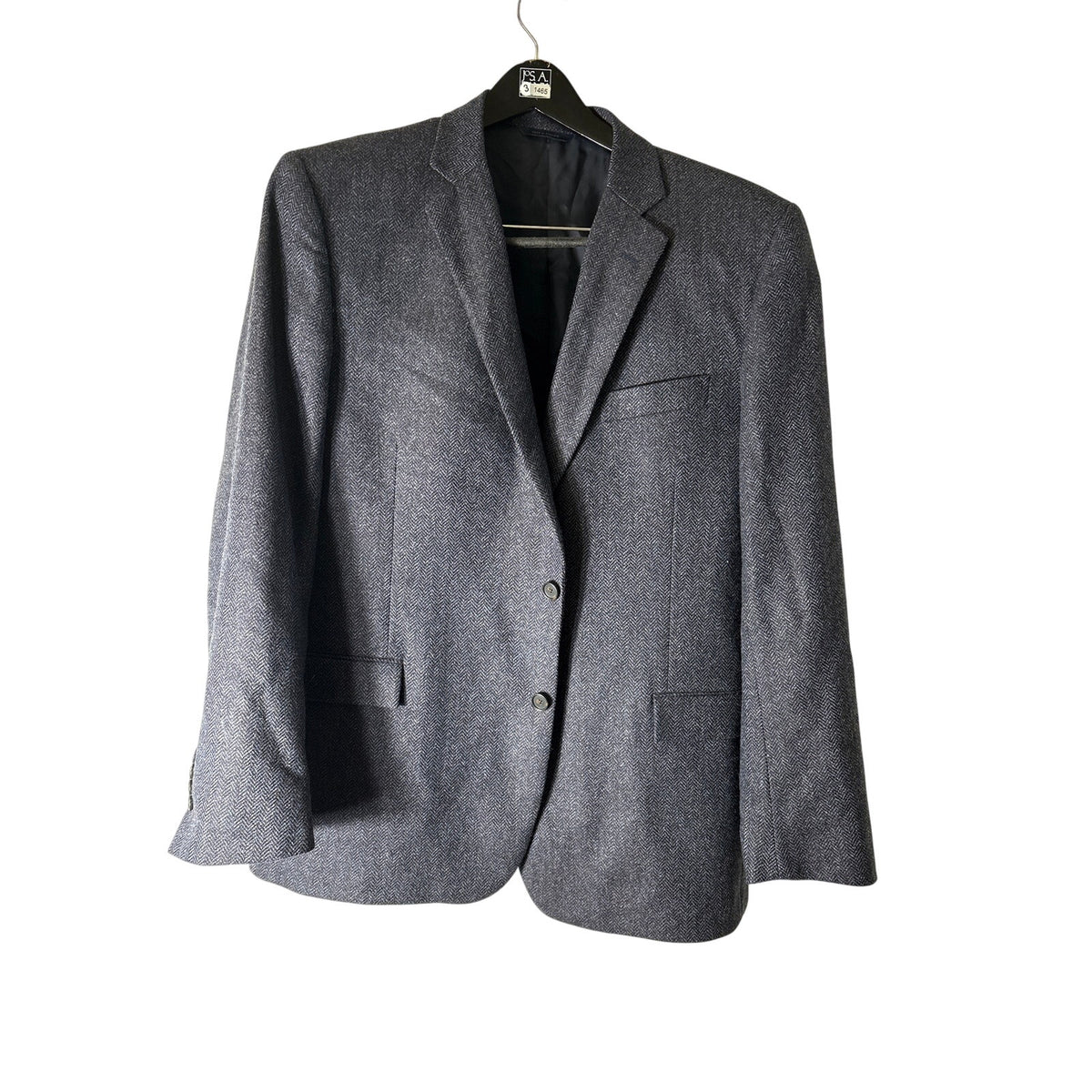 Mens Brooks Brothers Navy Blue Hounds Tooth Jacket Sz 48L