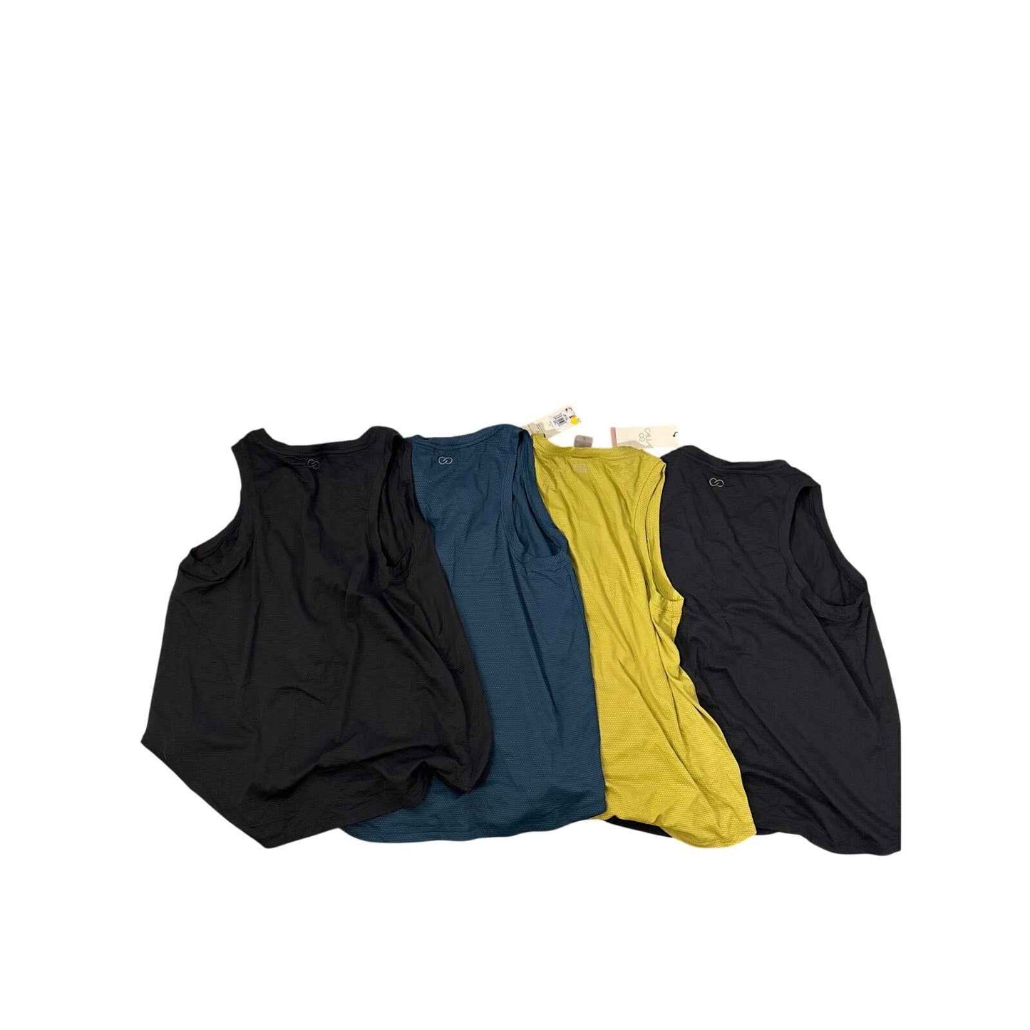 NWT Bundle of 4 Calla Bubble Mesh High Low Athletic top Sz L