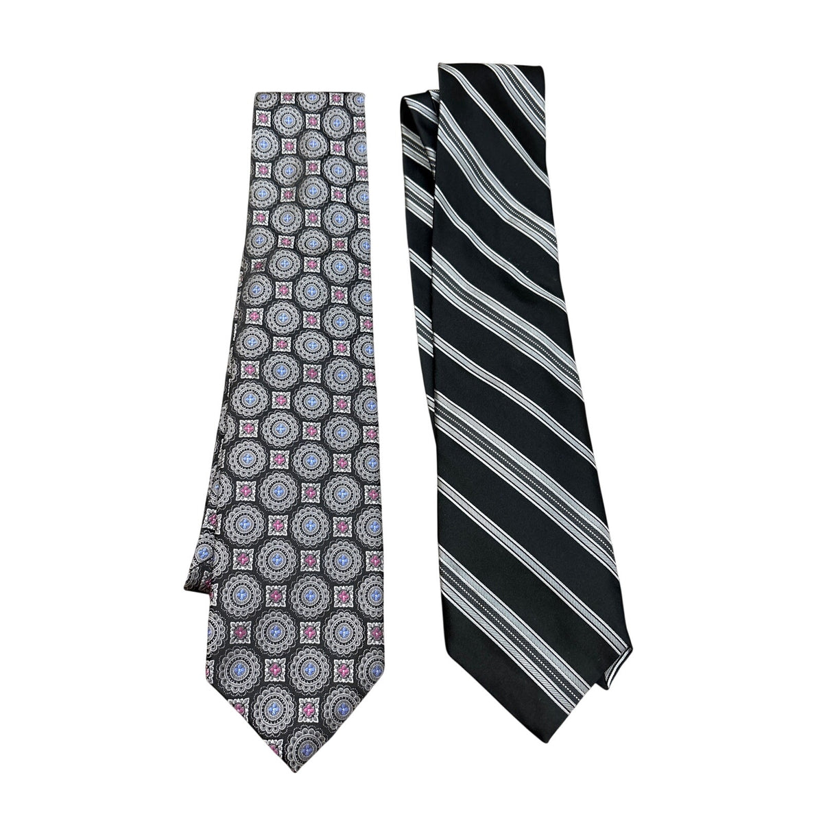 Men's Bundle of 2 Robert Talbott Hand Sewn Silk Ties