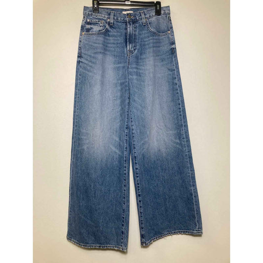 TWP Light Wash Denim Tiny Dancer Extra Wide Leg Blue Jeans Sz 26