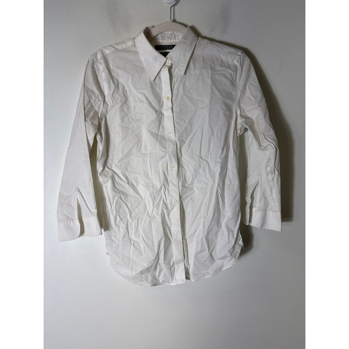 Ralph Lauren slight off-white button down.