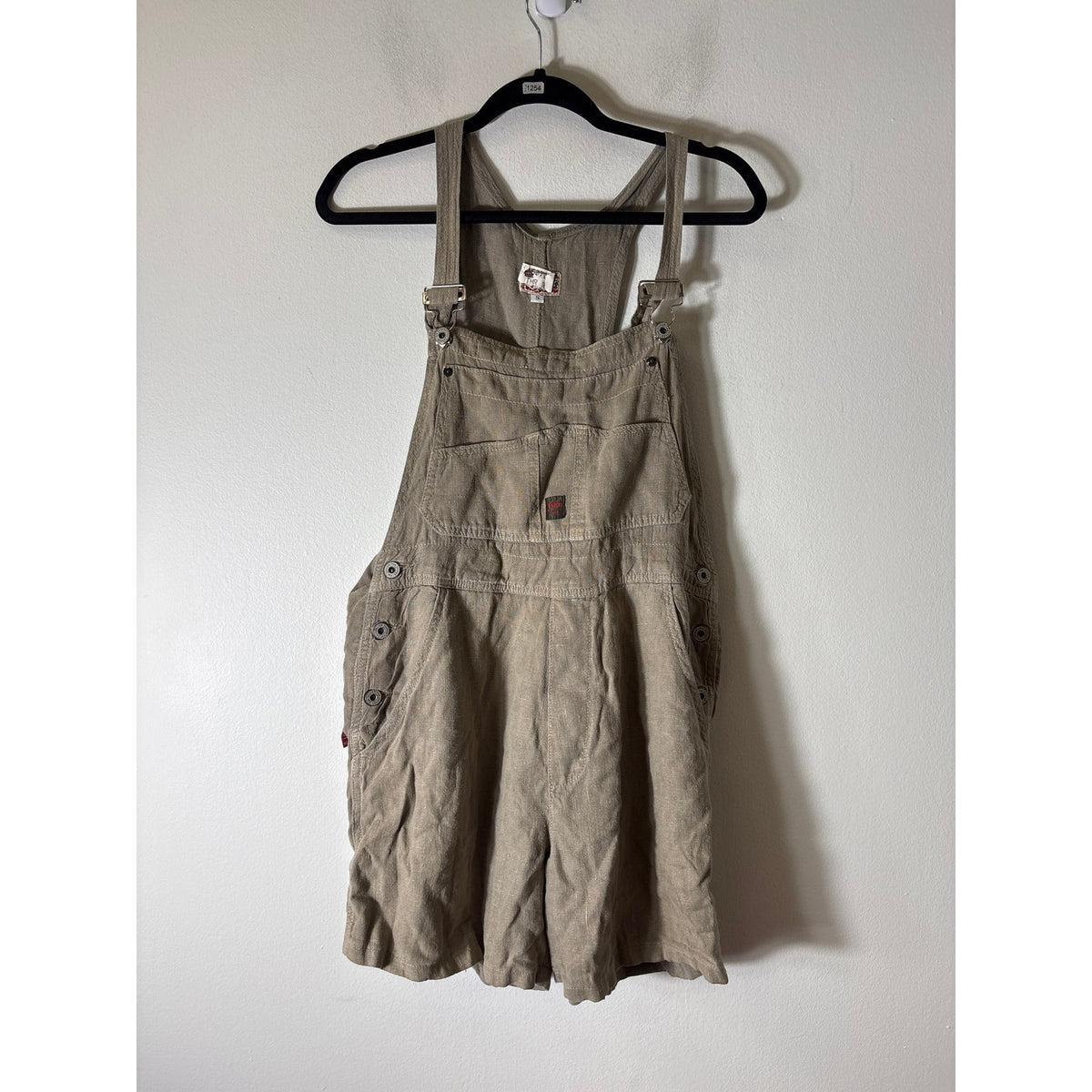 For Joseph Tan Linen Overalls Sz S