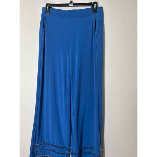 White House Black Market Blue Wide Leg Flowy Pants Sz XS