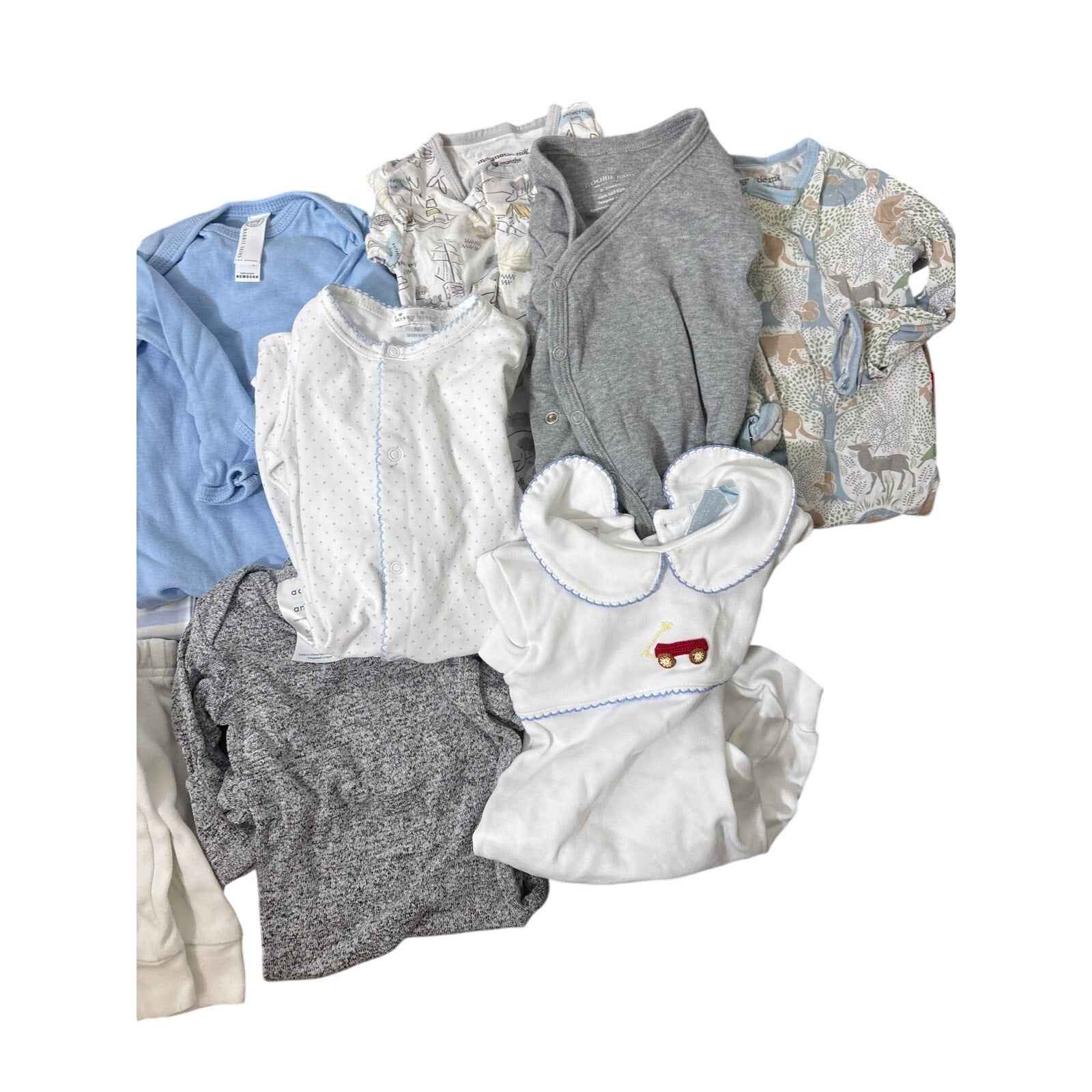 Lot of 12 Baby Boy Clothes Newborn to 3 Months
