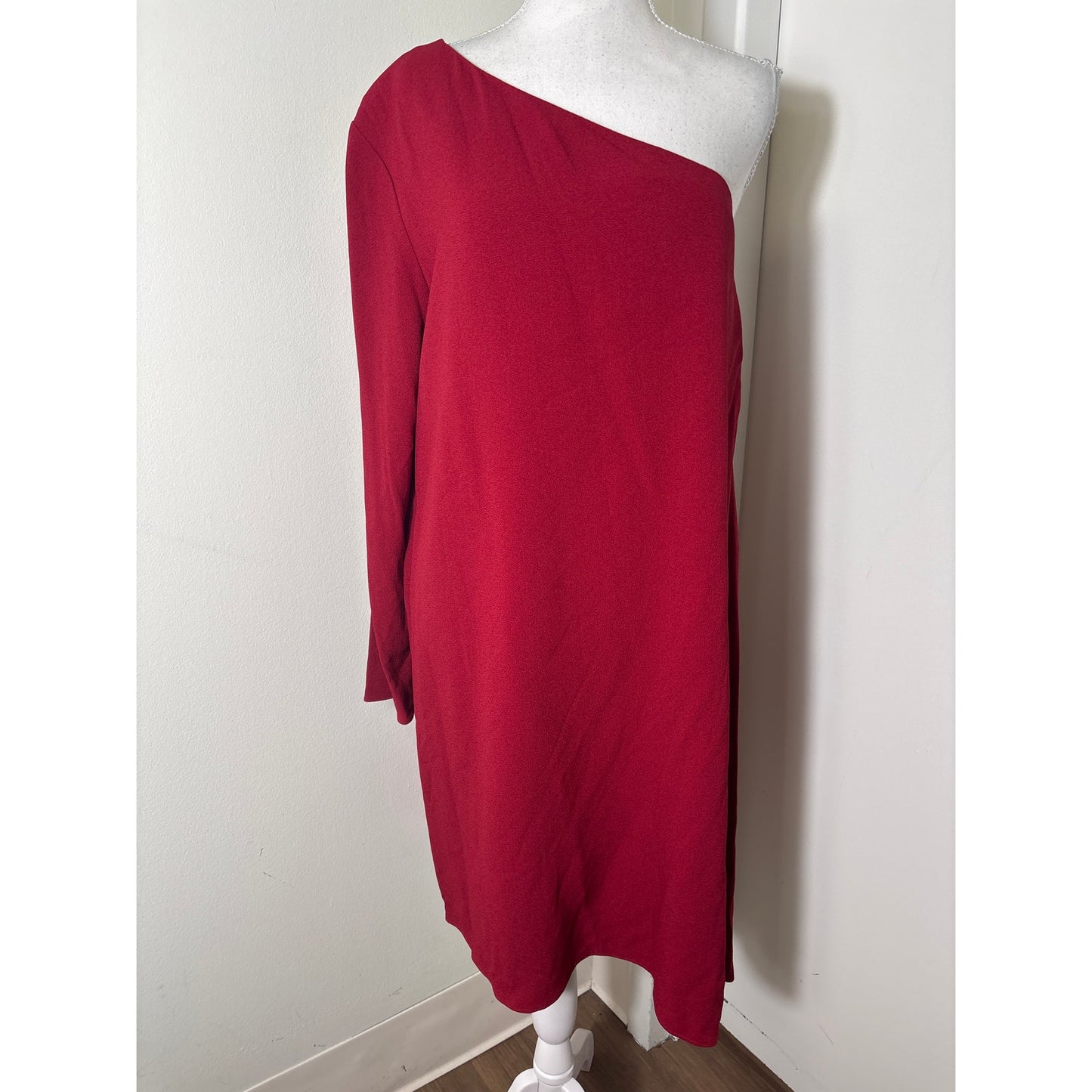 NWT Theory Crimson Red Rosina Crepe Dress Sz 12