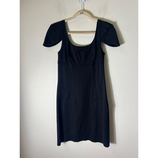 TT Collection Black Cap Sleeve Knee Length Dress Size 2