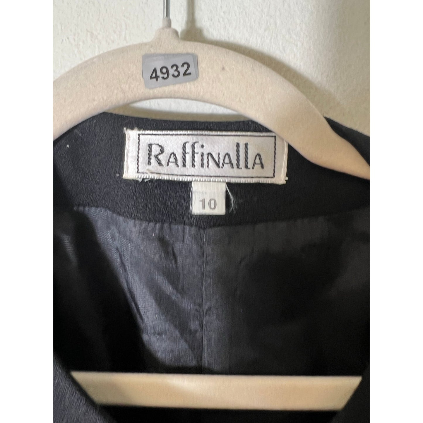 Raffinalla Black Blazer Sz 10