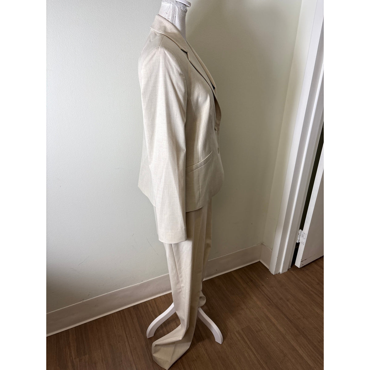 Jones New York Oyster Two Piece Pant Suit Sz 10