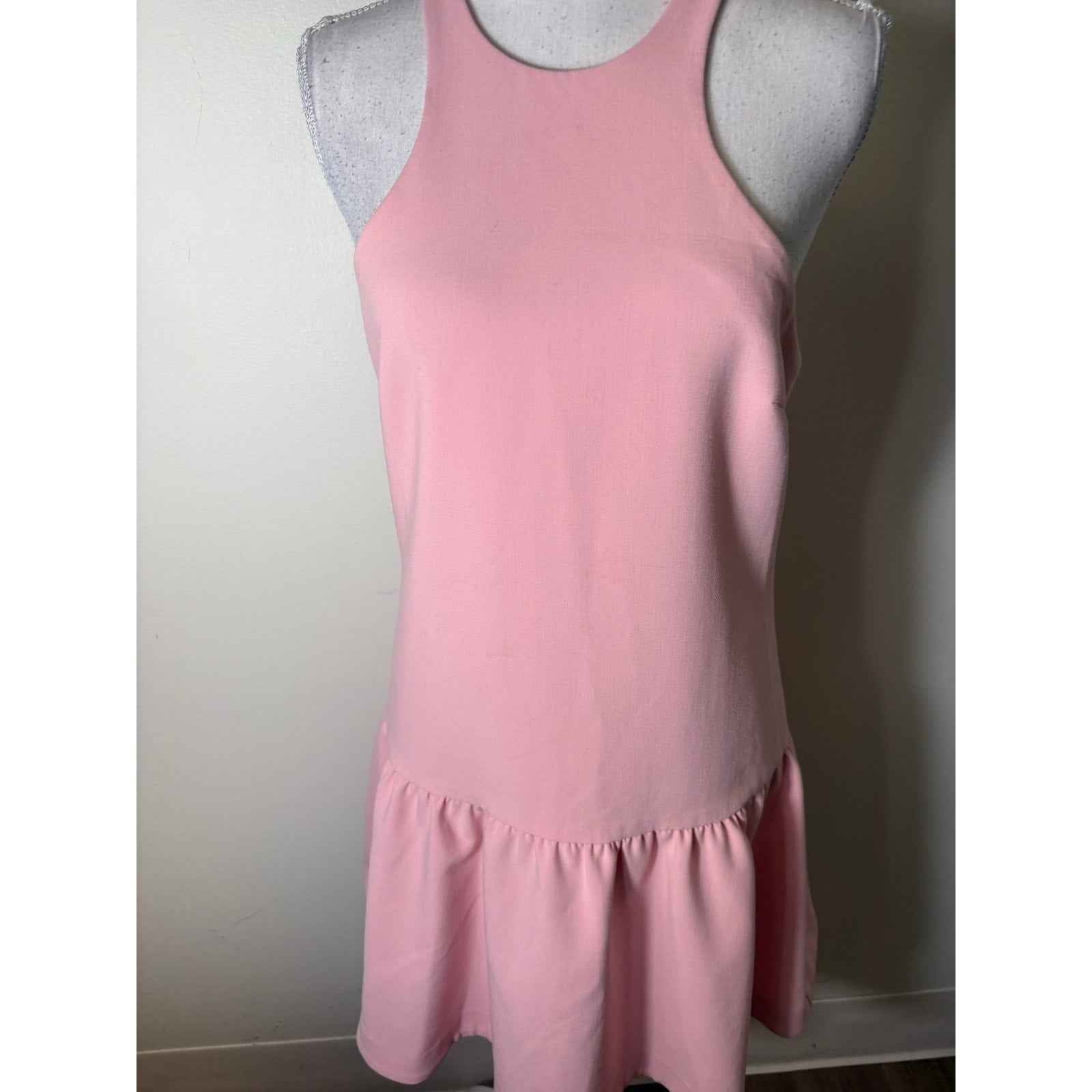 Likely Classic Pink Sleeveless Knee Length Drop Waist Dress Sz 4