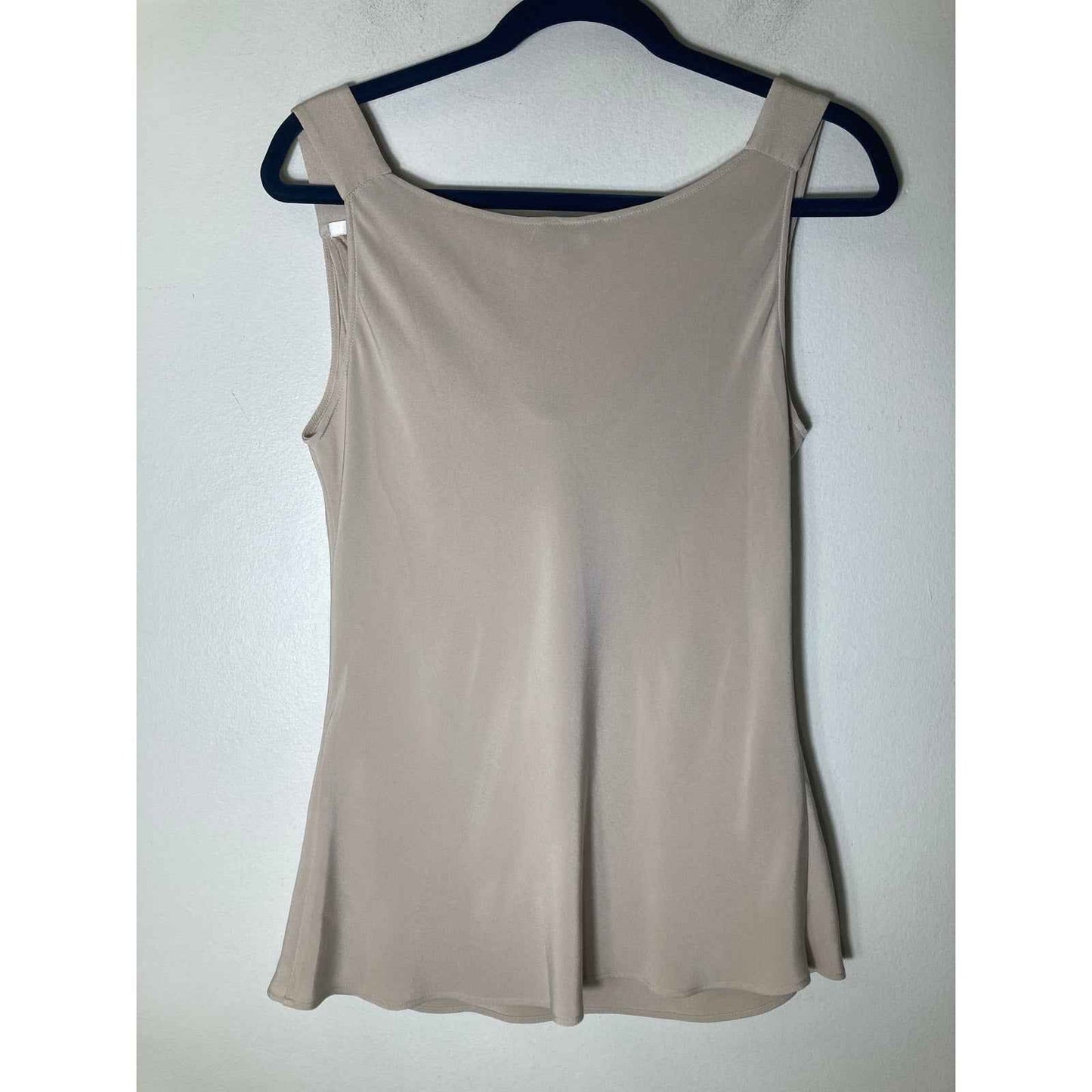 Escada Beige Sleeveless Cowl Neck Tank Sz 38