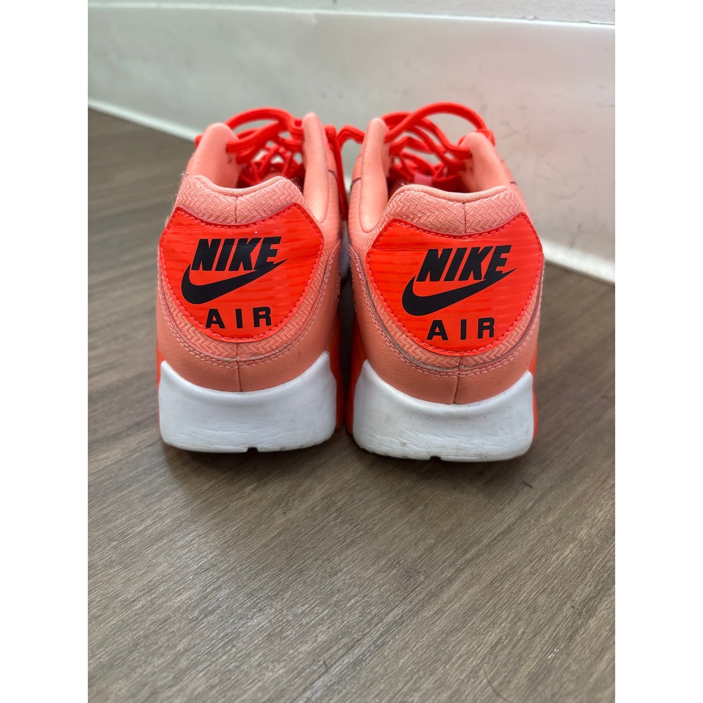 Nike Air Max 90 Ultra Neon Orange Tennis Shoe Sz 10
