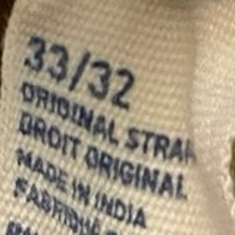 Men's American Eagle Khaki Flat Front Chinos Sz 33/32