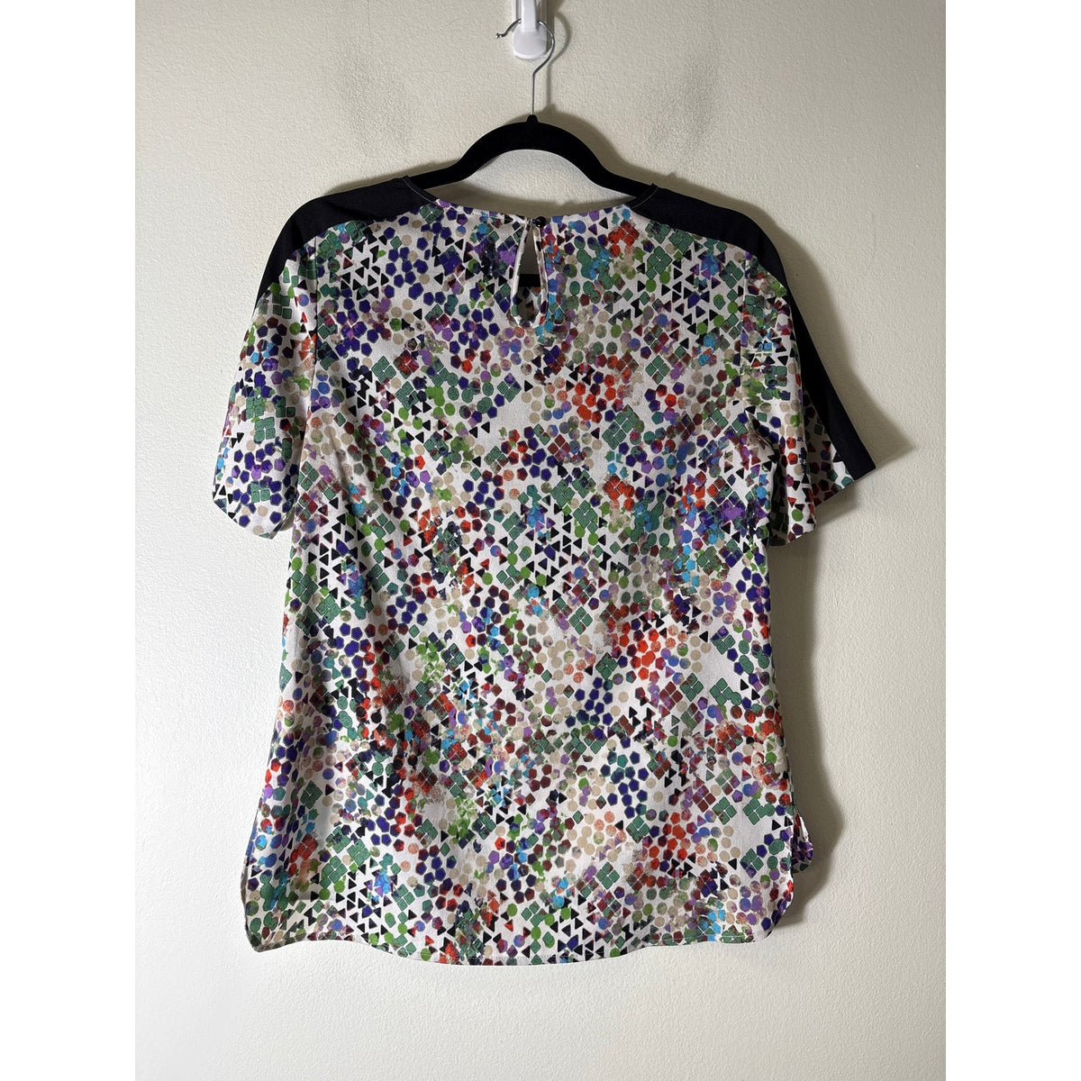 Kensie Multicolor Confetti Blouse Sz S