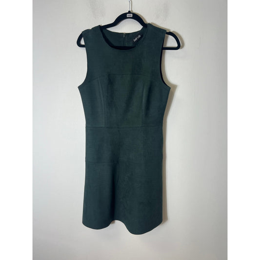 Fabrik Green Suede Dress Sz M