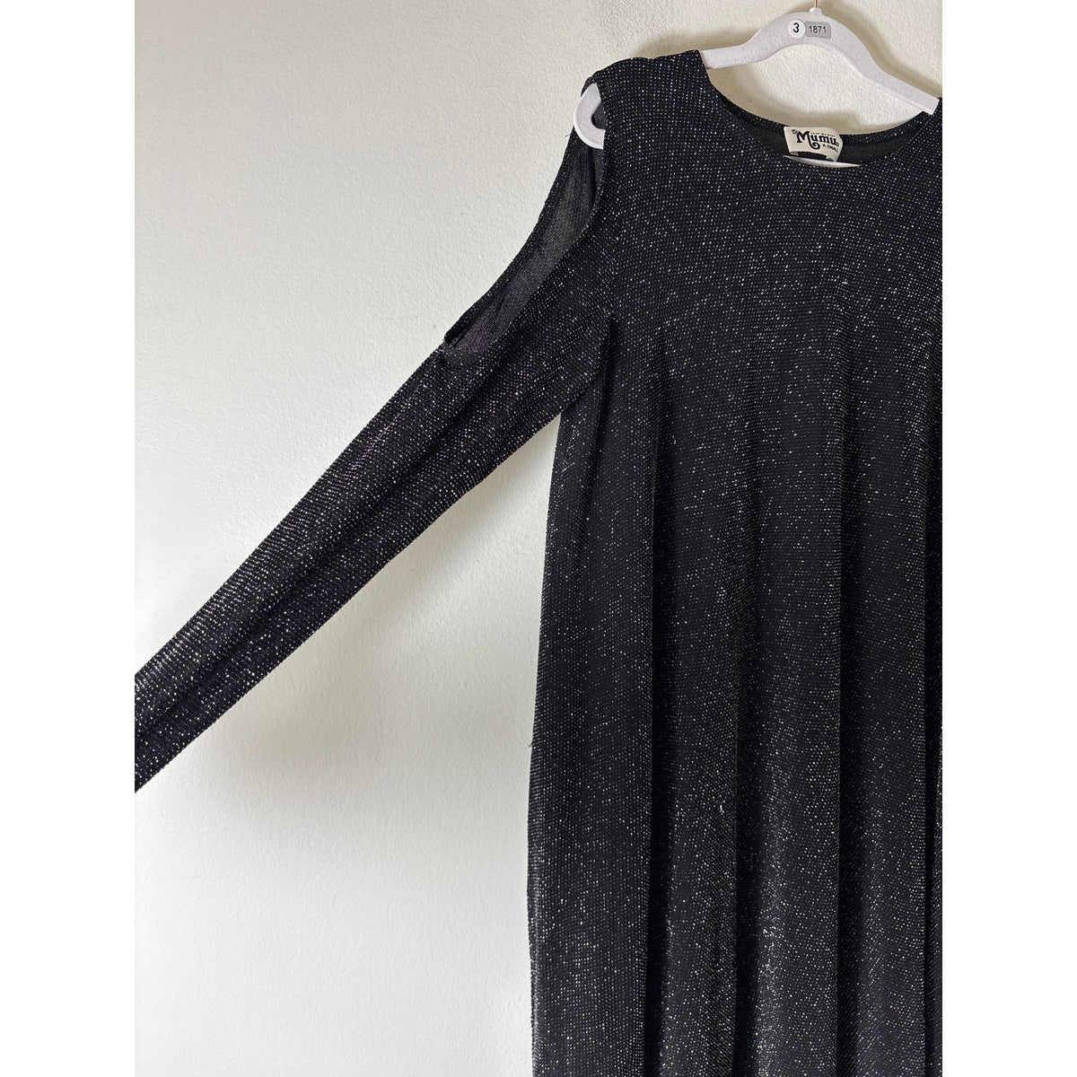 Show Me Your Mumu Black Long SLeeve Cold Shoulder Top Sz XS