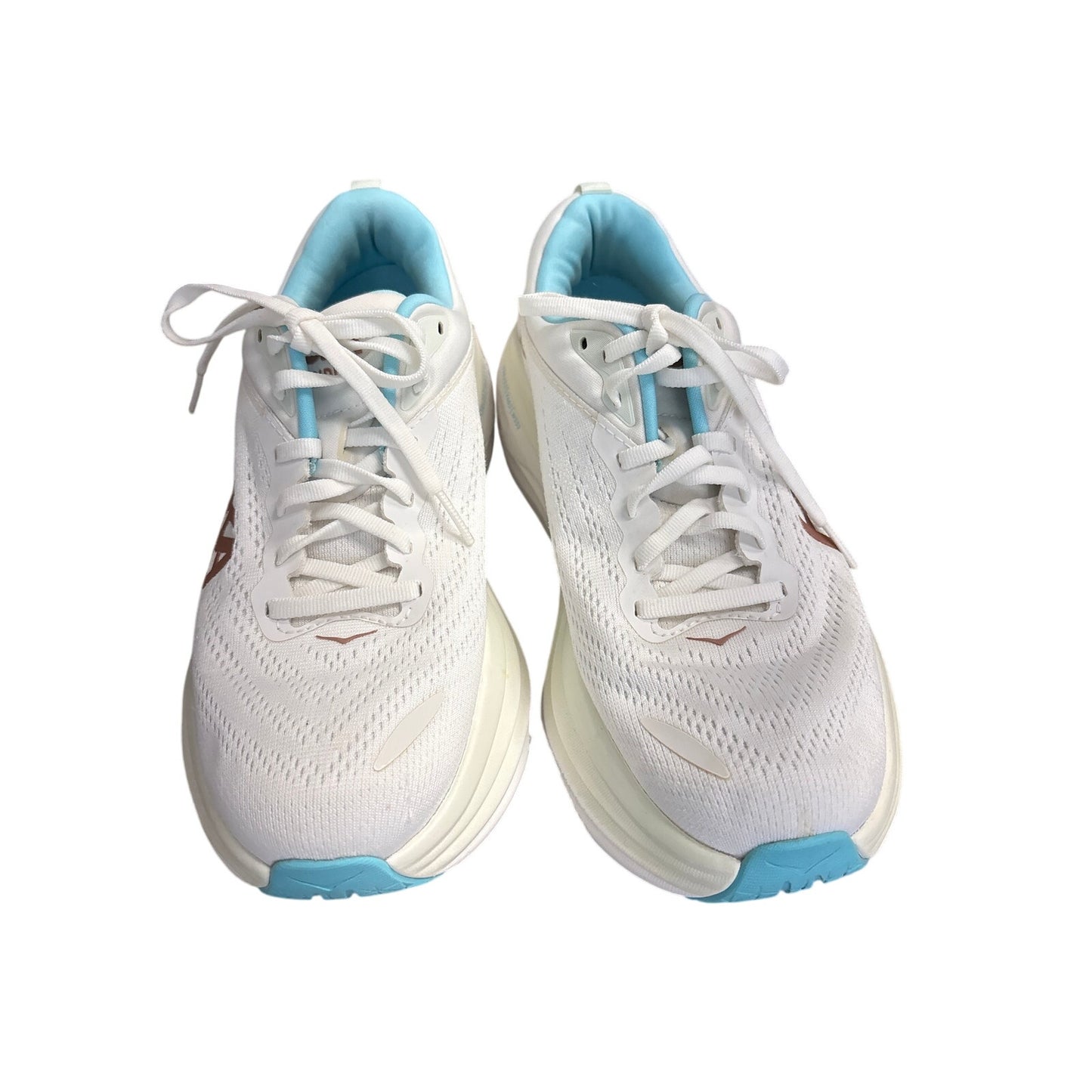 Hoka Bondi 8 White Tennis Shoes Sz 8