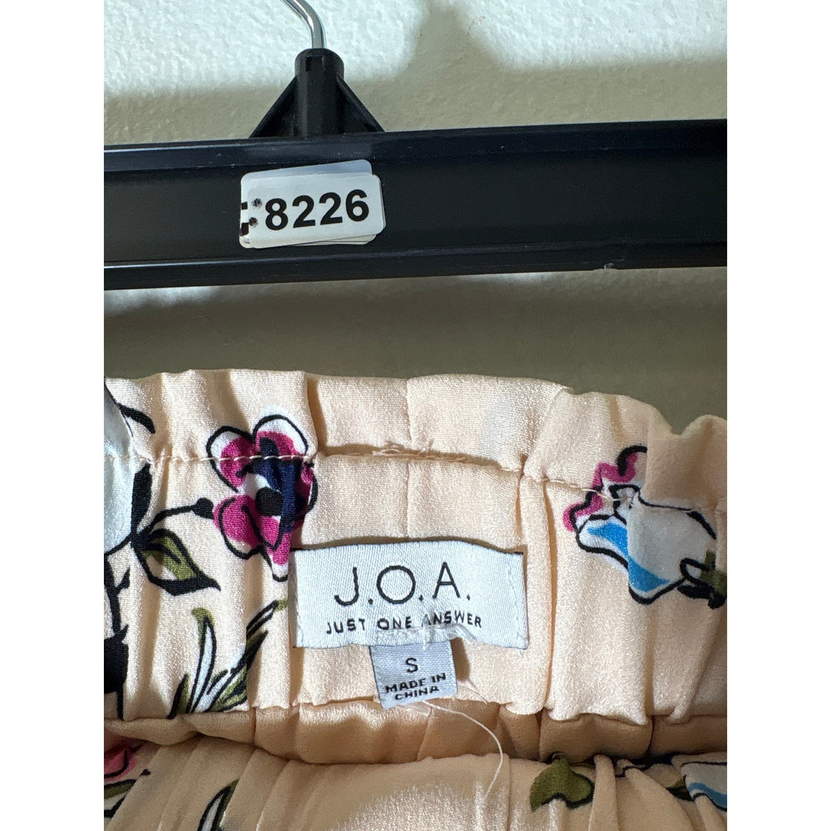 NWT J.O.A. Pink Floral Short Shorts Sz S