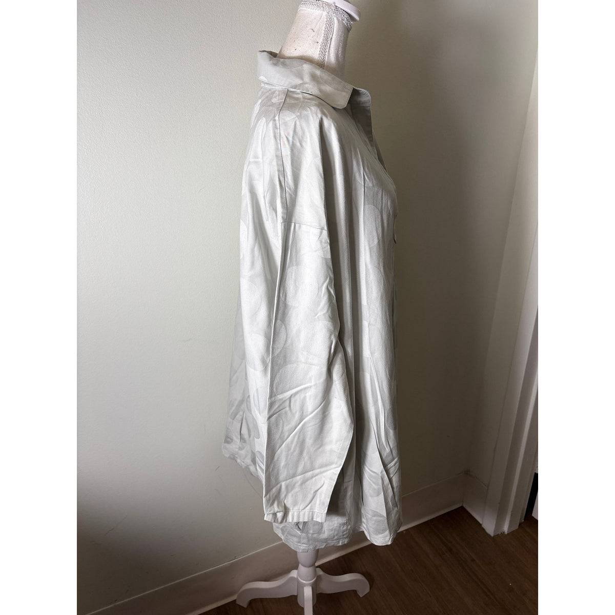 Planet Celadon Dot Oversized Tunic Top Sz OS