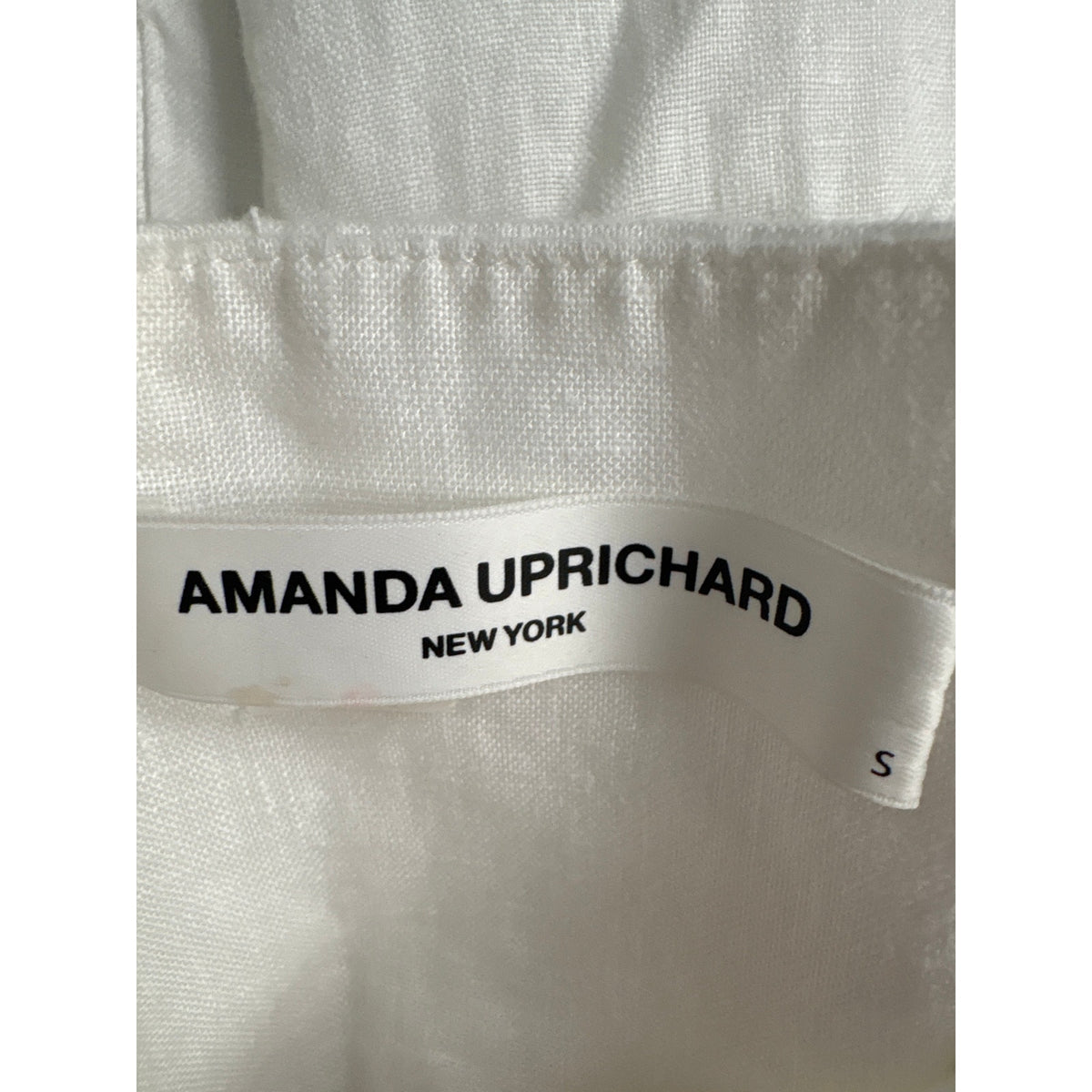 Amanda Uprichard White Spaghetti Strap Mini Dress Sz S