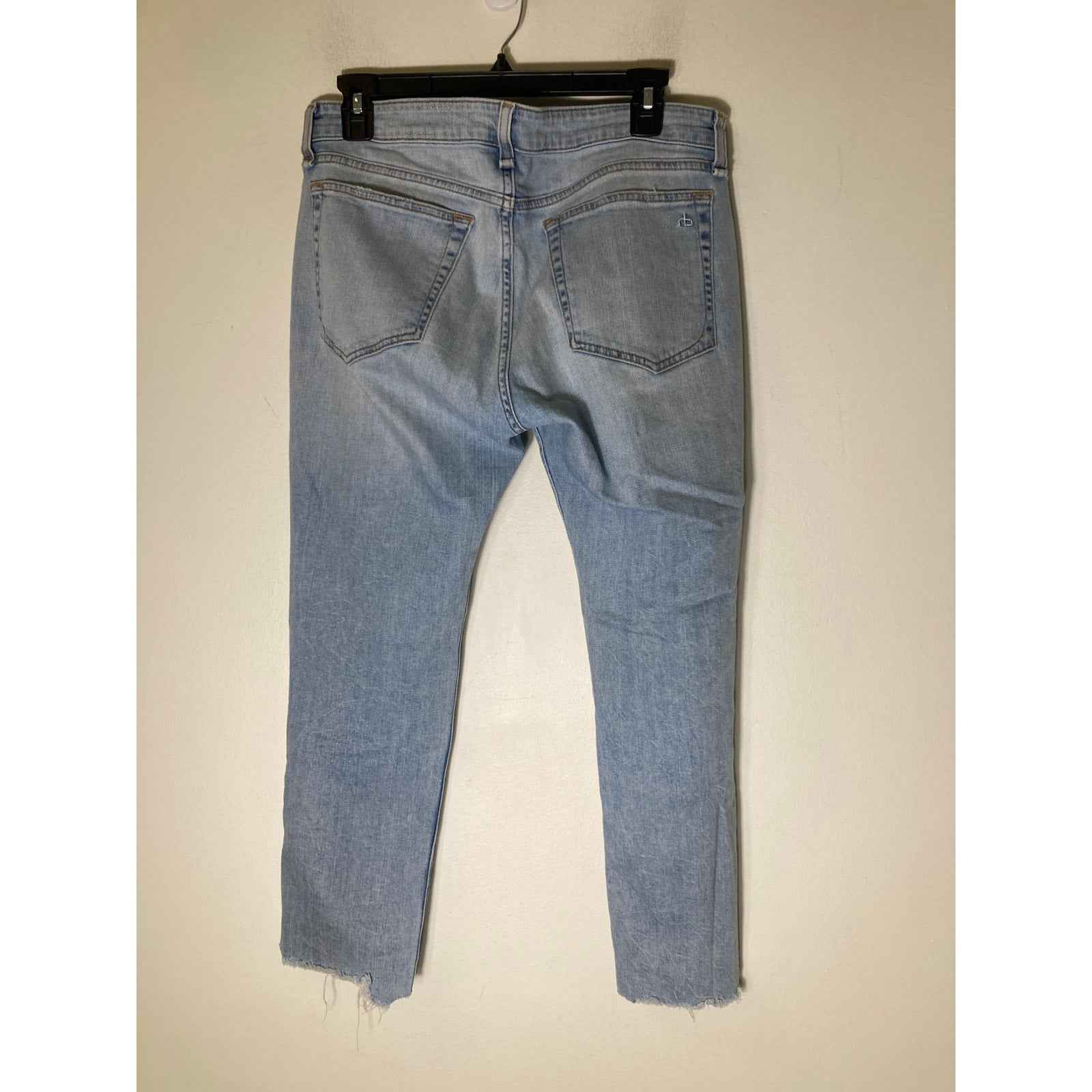 Rag & Bone Light Wash Low Rise Slim Boyfriend Denim Sz 28