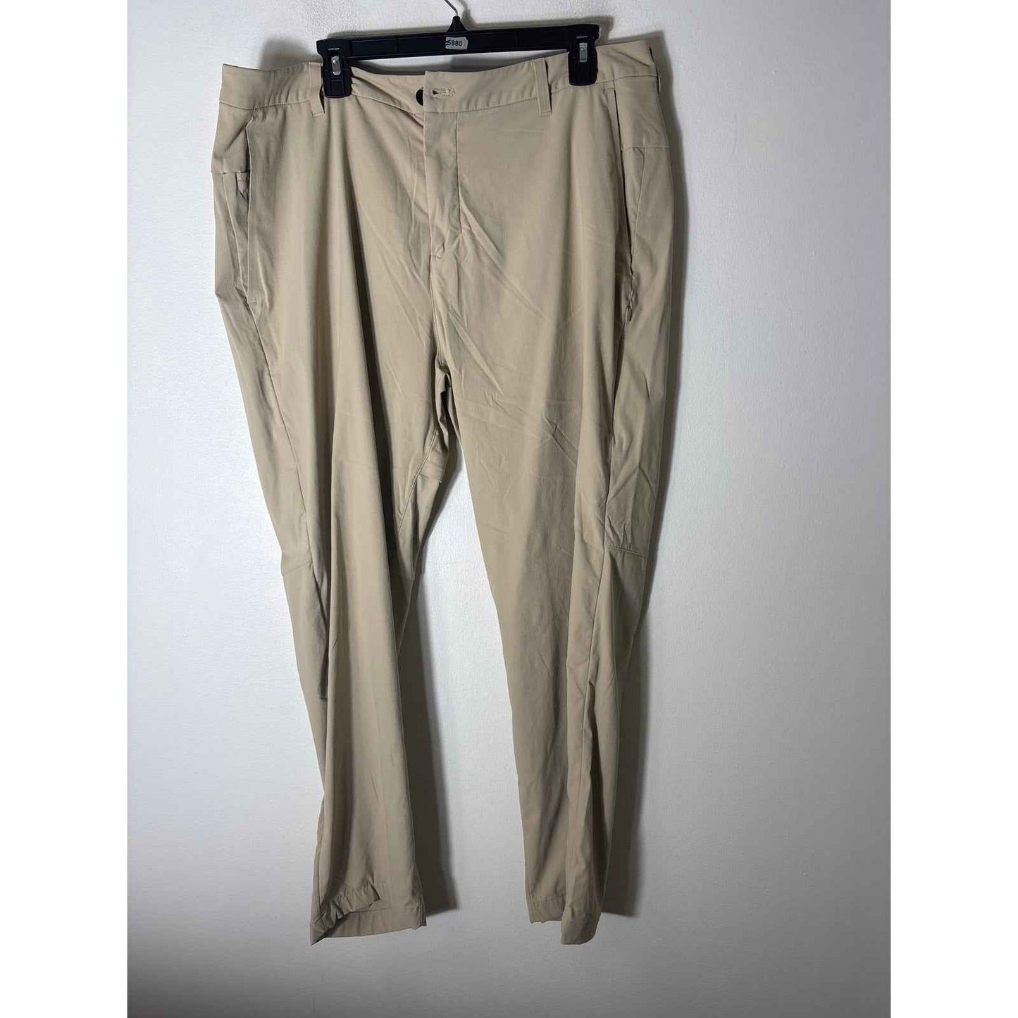 Men's Lululemon Beige Performance Style Pants Sz 38