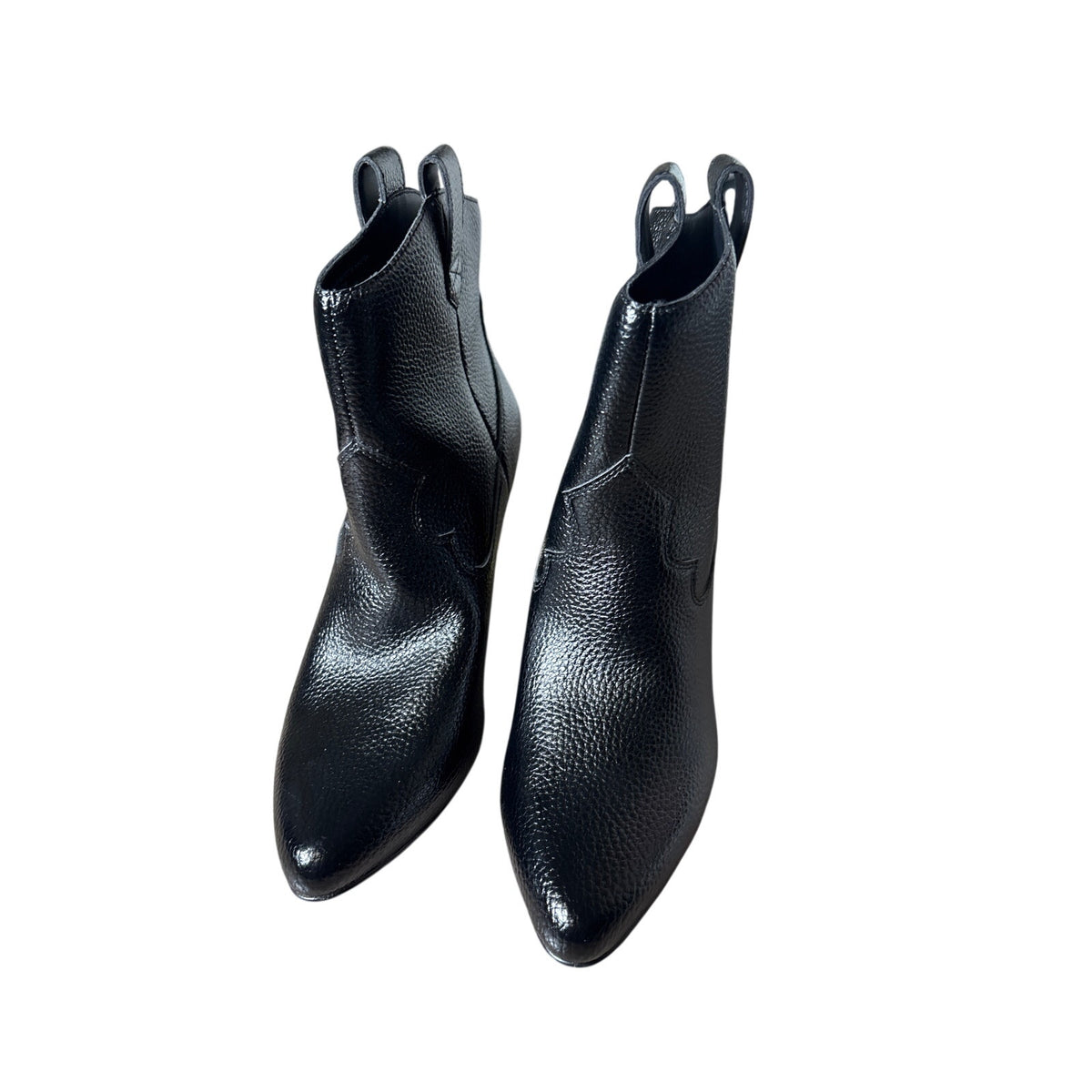 NWOB Katy Perry Black Horshoe Bootie Sz 6