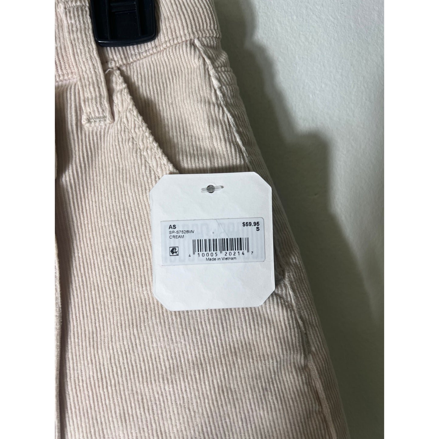 NWT Alter'd State Beige Corduroy Mini Skirt/Skort Sz S