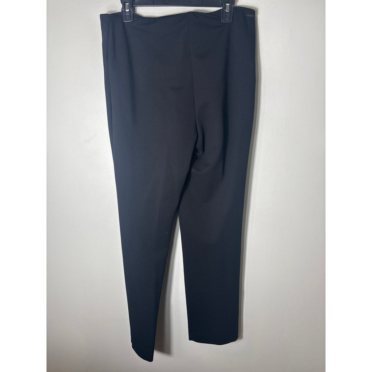 Up! Black Pull ON Straight Leg Ankle Pants Sz 14